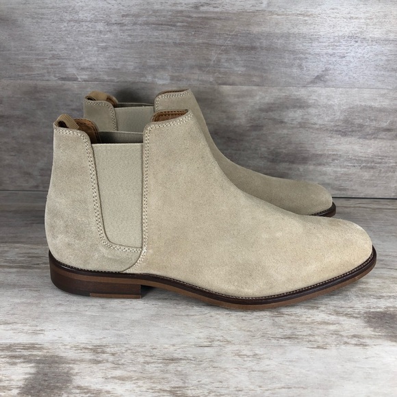 Aldo Other - Aldo Vianello Chelsea Boot Ankle Bootie Suede Leather Tan Men 9.5